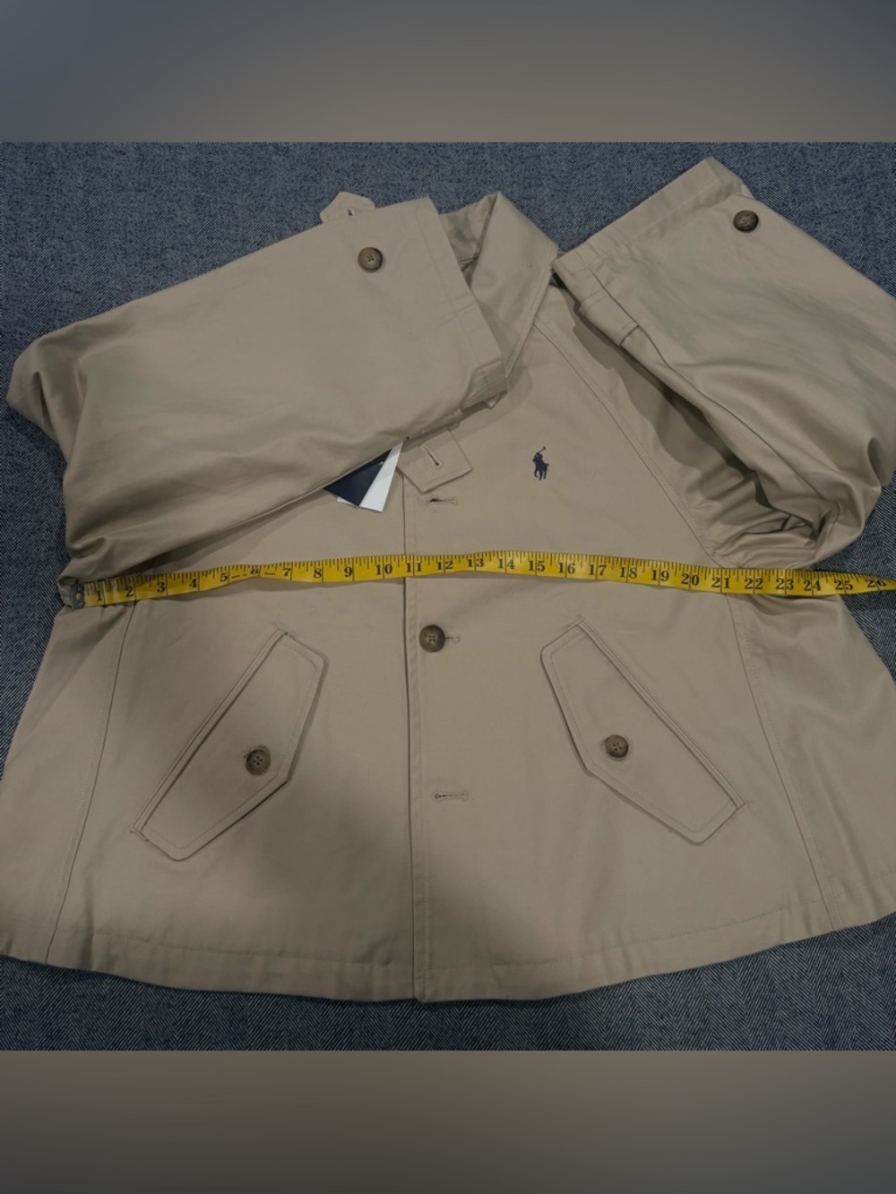 Polo Ralph Lauren Cotton Twill Jacket | color: beige | size: M - Picture 4 of 10
